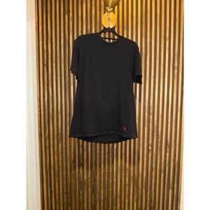 Polo Ralph Lauren Black Mens Short‎ Sleeve Crew Neck T Shirt Tee